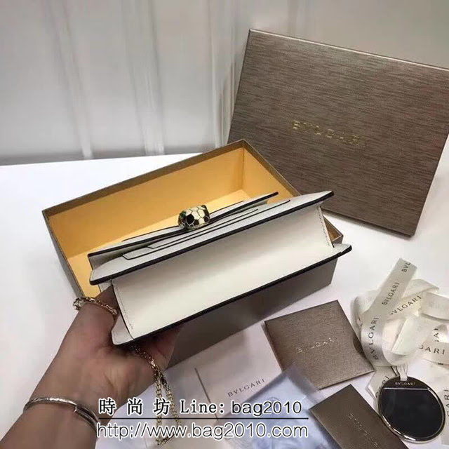 BVLGARI寶格麗 專櫃新款 蛇頭扣環 單層蛇頭包 鏈條單肩斜挎包 B283558 FYD1312